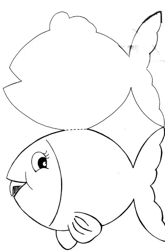 ideias de artesanato com molde de peixe em eva