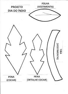 molde de pena pequena para imprimir