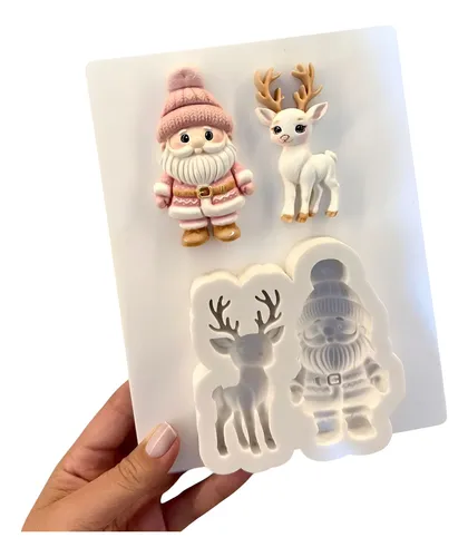 molde rena de natal 1.37m