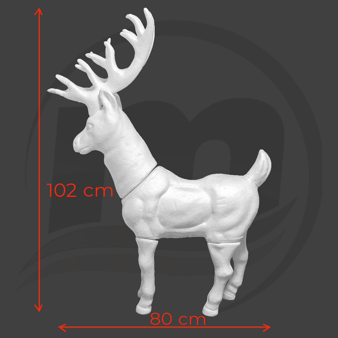 molde rena em papelão grande