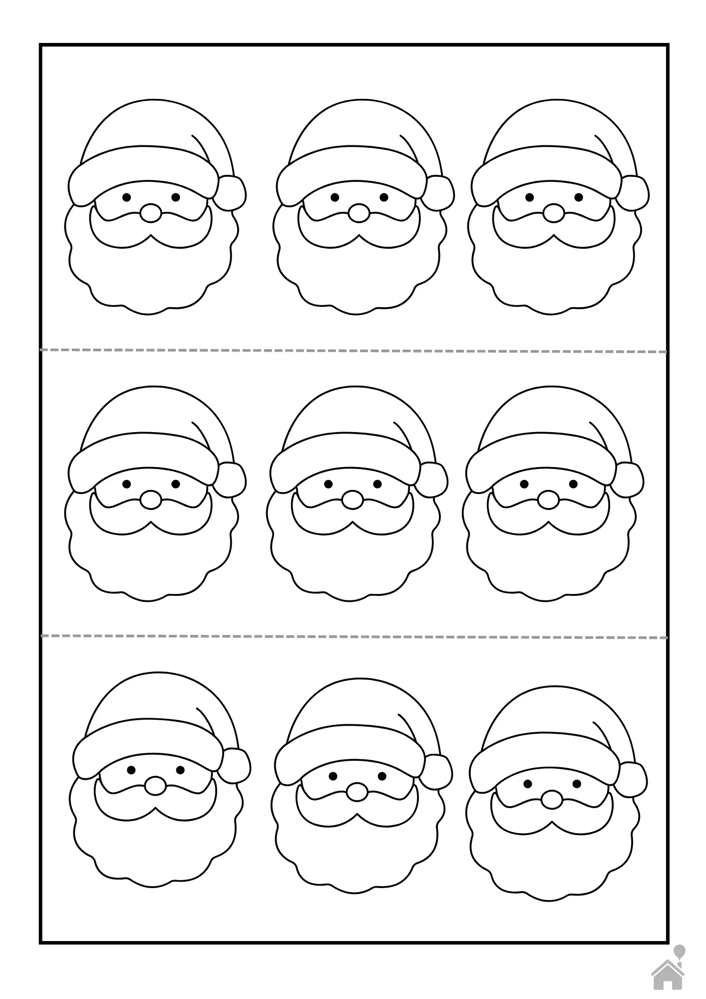 molde papai noel em feltro para imprimir