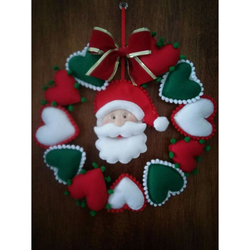 molde de enfeite de natal em eva