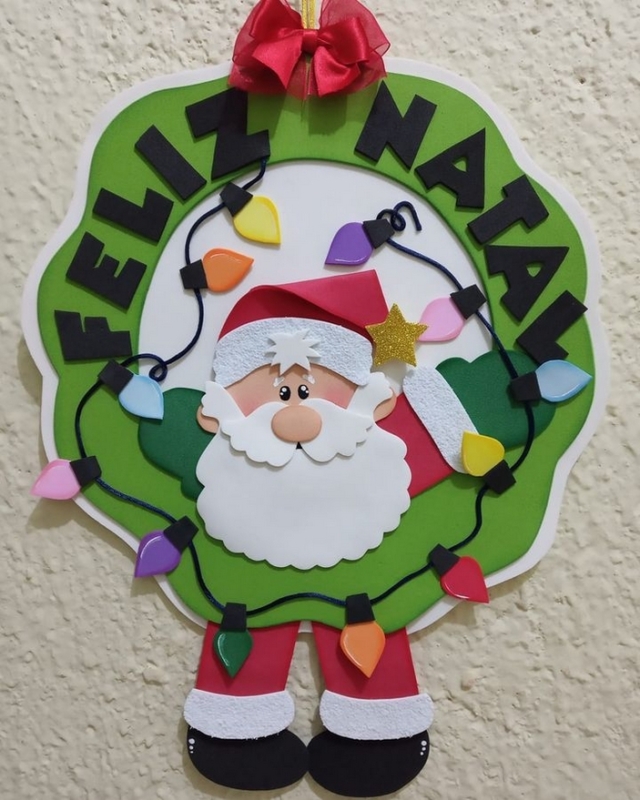 moldes de personagens natalinos para eva