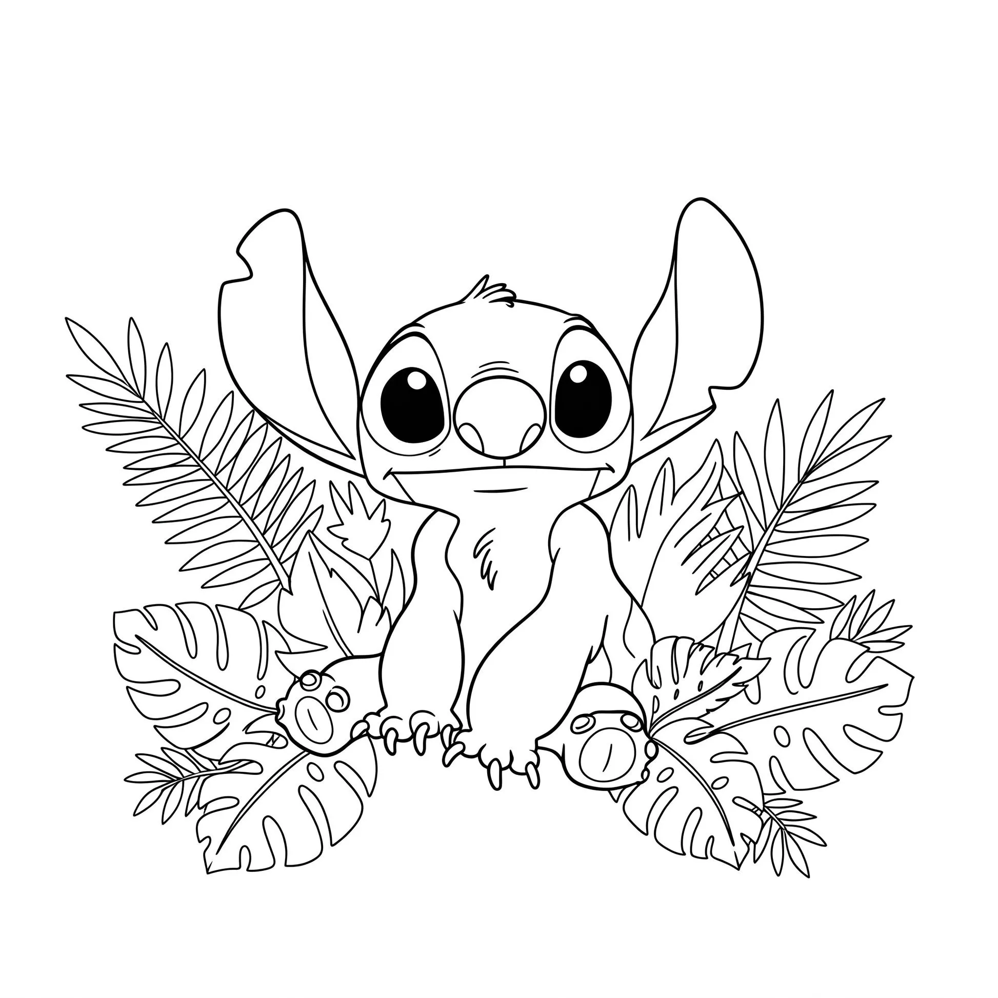 molde de stitch para imprimir