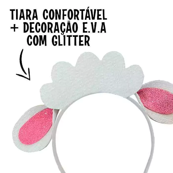 Tiara de EVA de unicórnio molde
