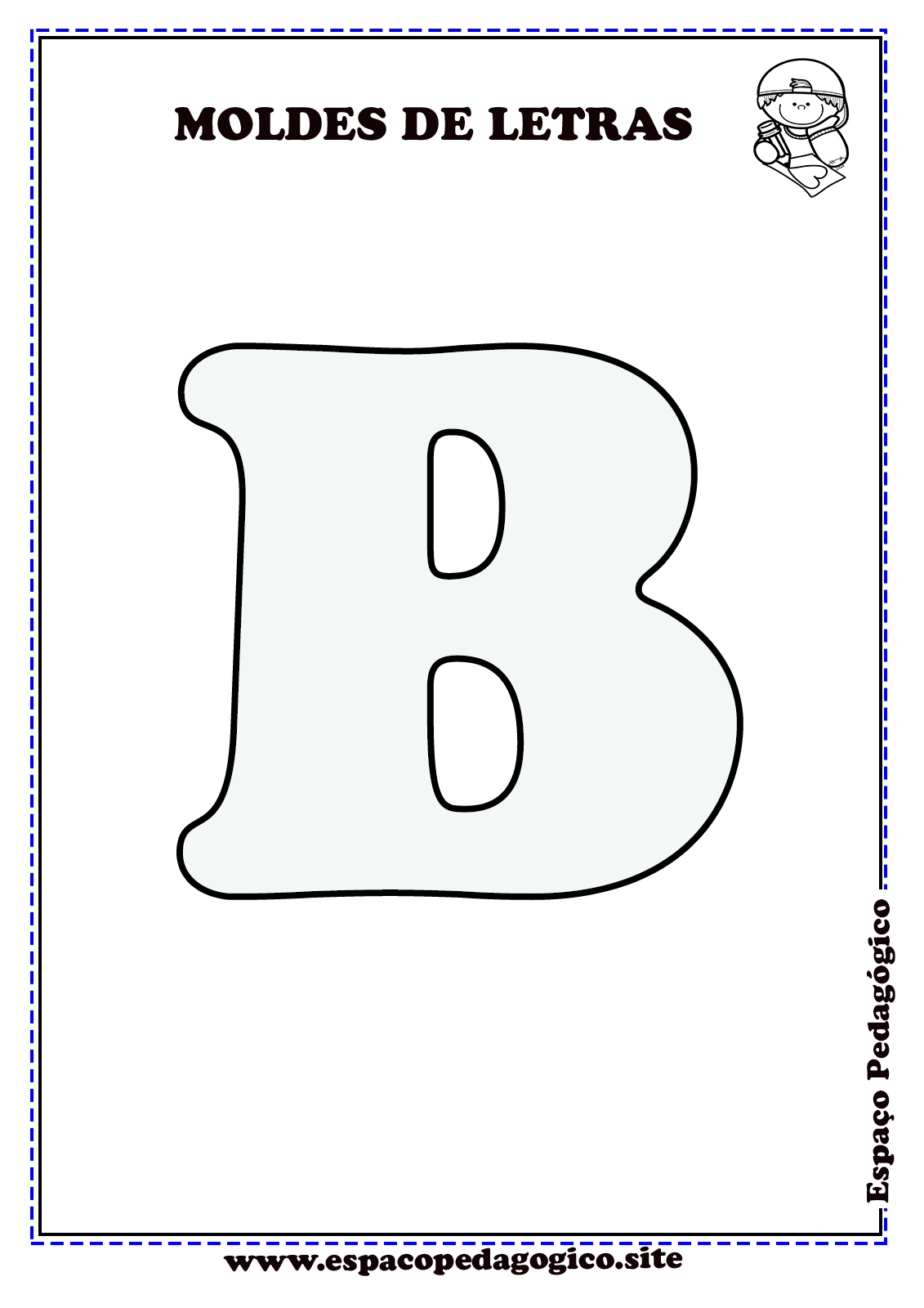 Alfabeto em EVA para imprimir