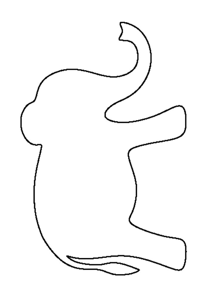 molde elefante de tecido