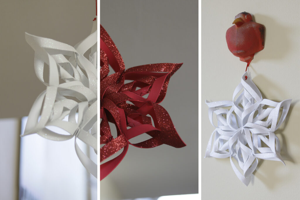 molde estrela de natal