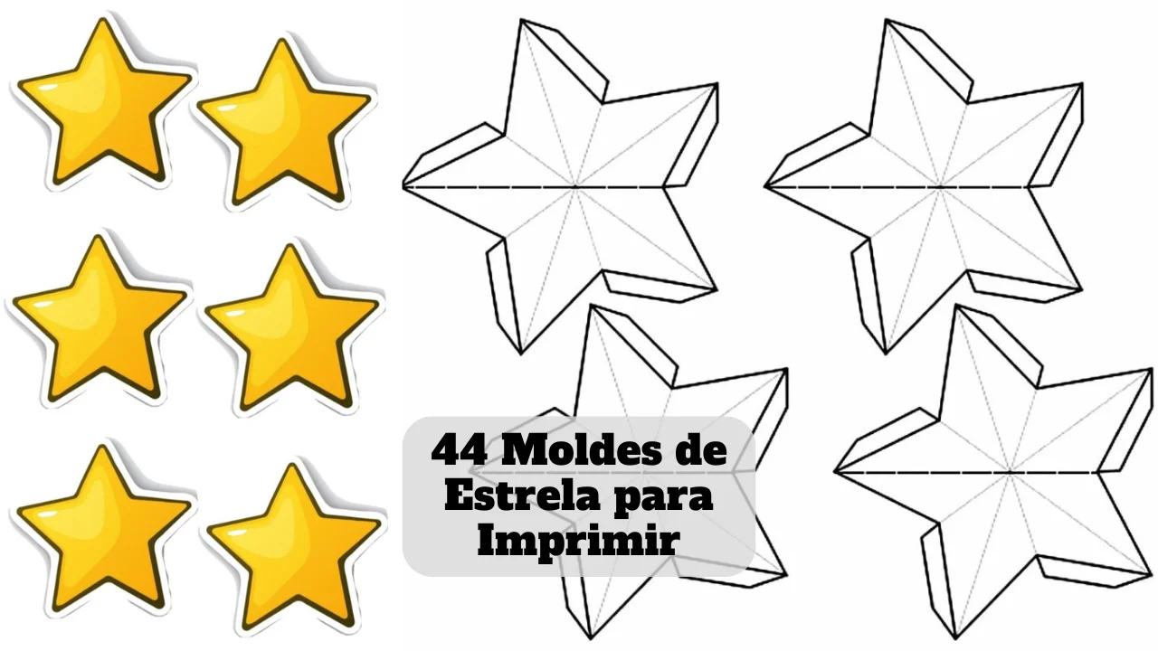 molde de estrela 3d