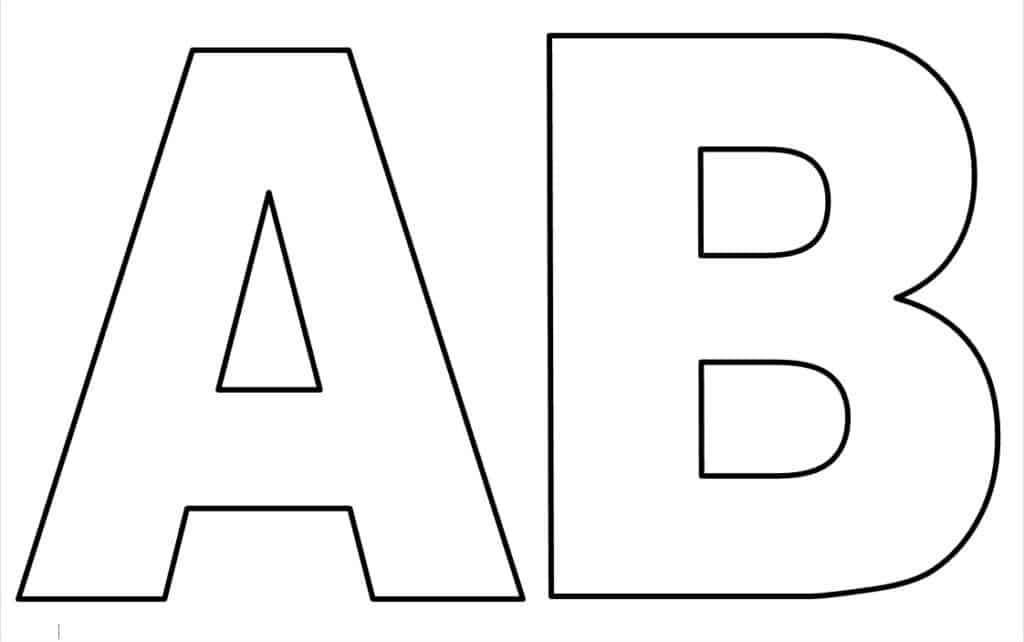 moldes de letras vazadas eva
