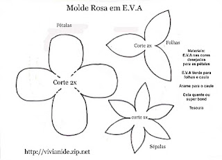 como fazer flores de eva