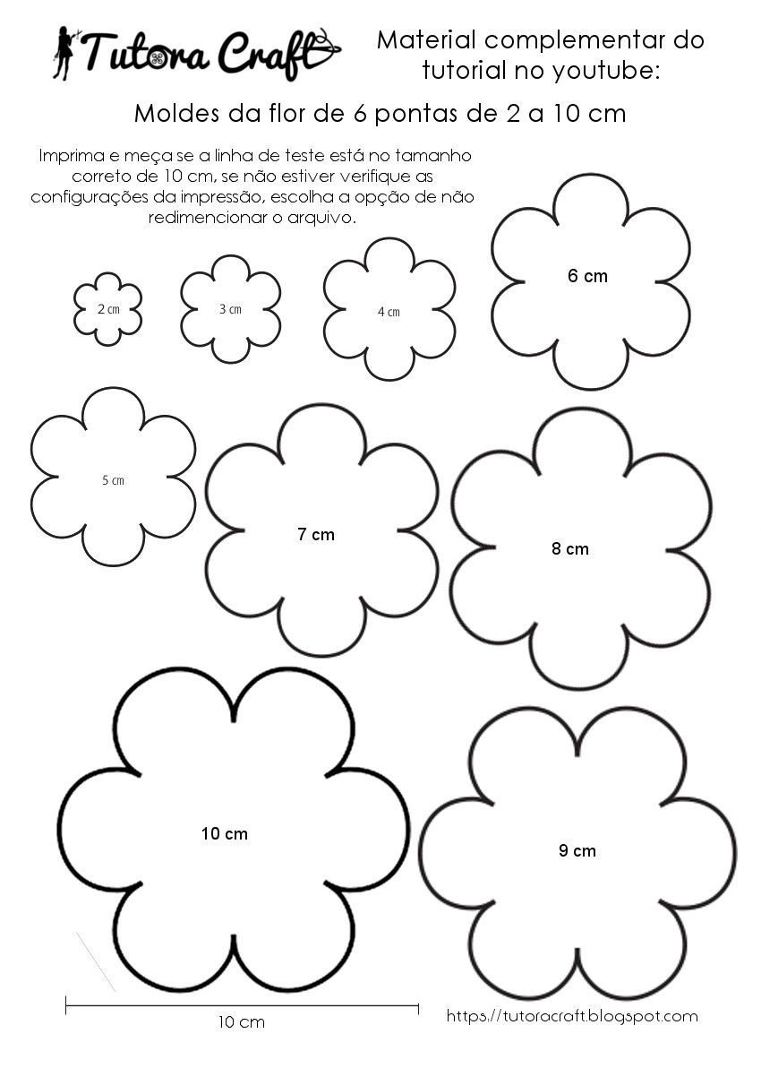 moldes de flores grandes para imprimir