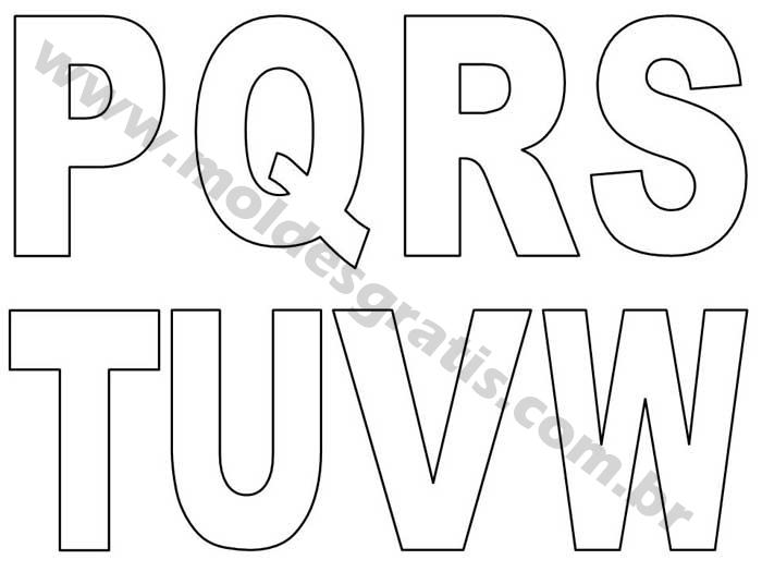 molde de letras eva 3d para festa infantil