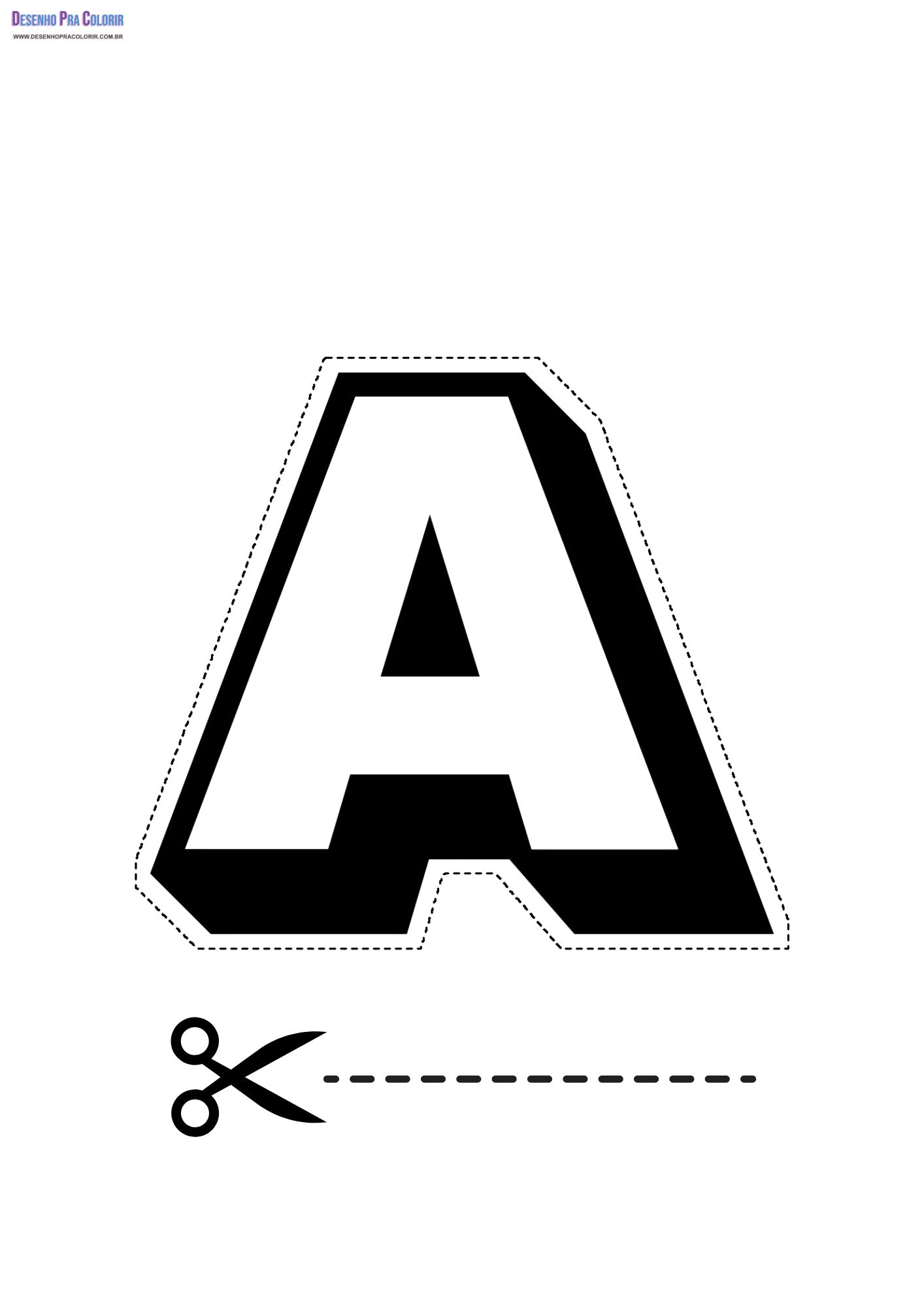 moldes de letras para cartazes