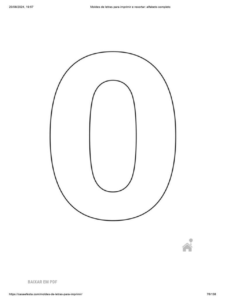 alfabeto para imprimir e recortar