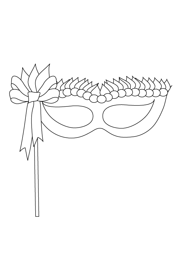 molde máscara carnaval de animais para imprimir