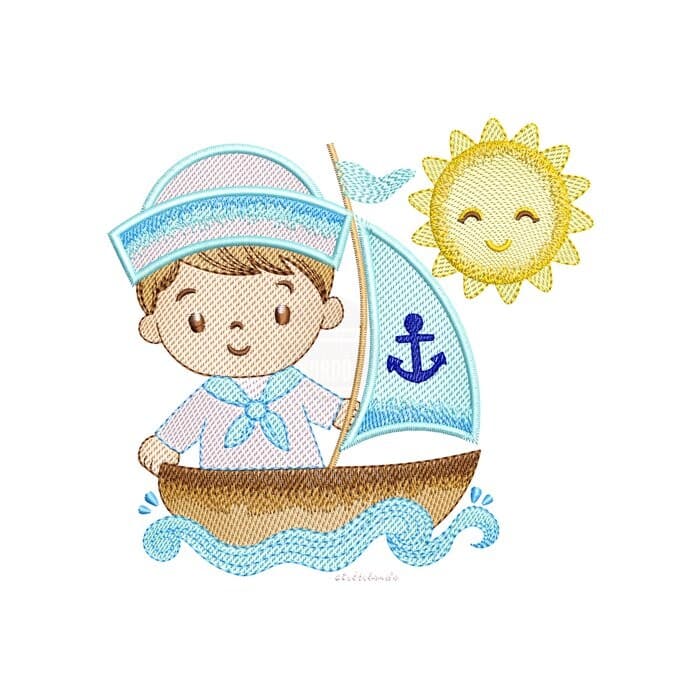 molde chapéu marinheiro infantil passo a passo