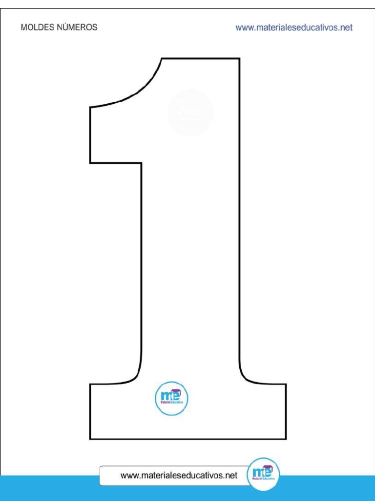 Onde encontrar moldes de números gratuitos para imprimir