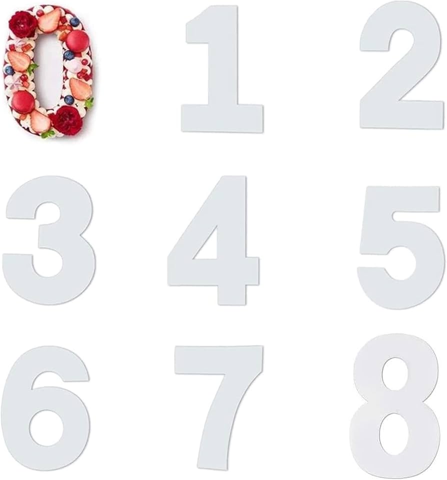 Dicas de materiais para usar com moldes de números