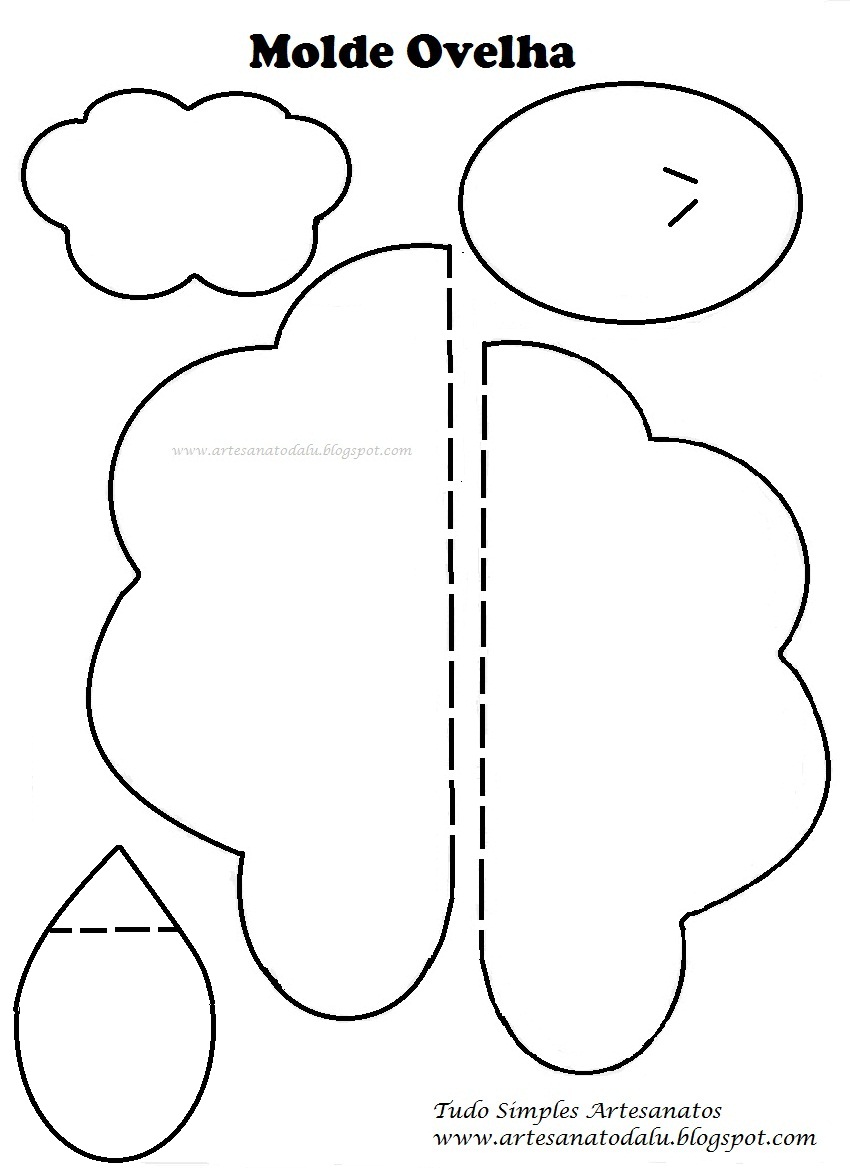 molde ovelha para confeitaria