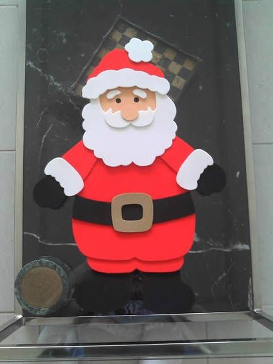 molde papai noel eva grande