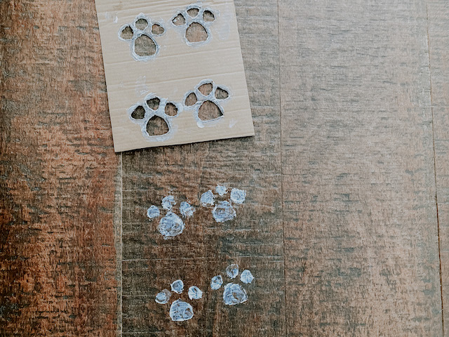 molde de pata de coelho decoracao pascoa