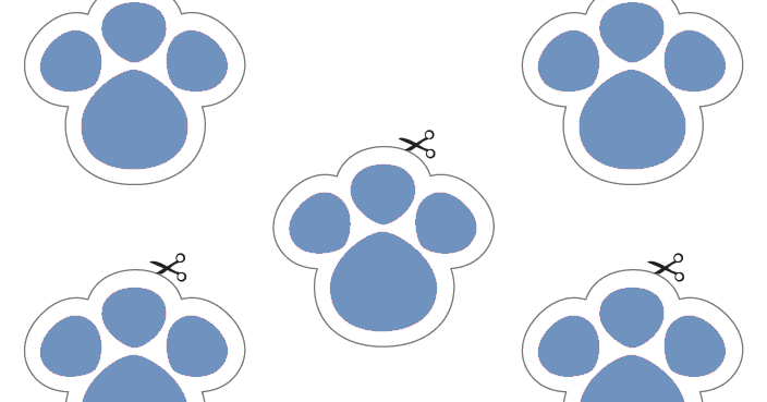 molde para fazer pegada de coelho