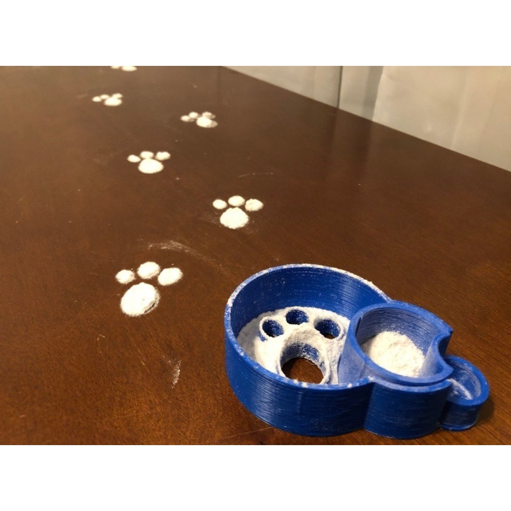 molde de pata de coelho em plastico