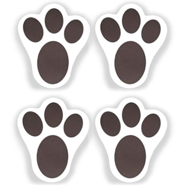 pegadas de coelho para imprimir grátis