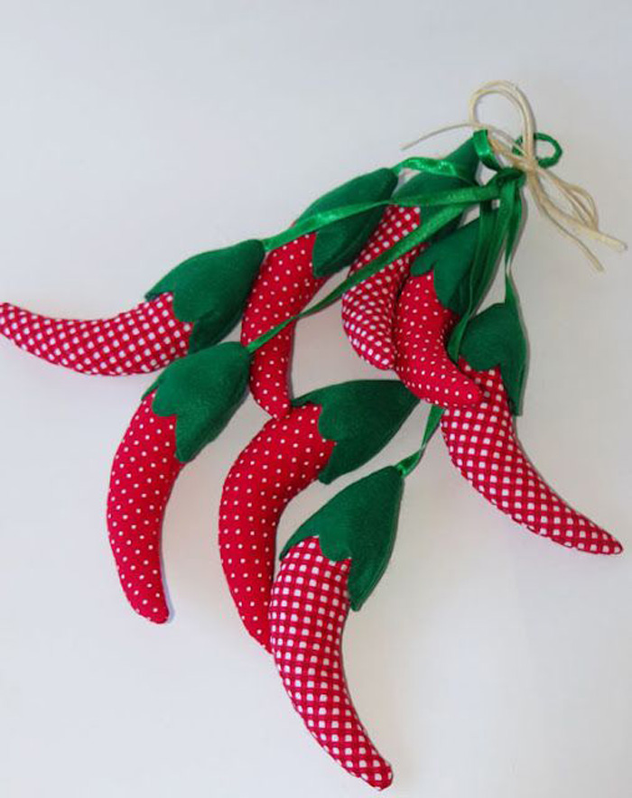 molde pimenta feltro