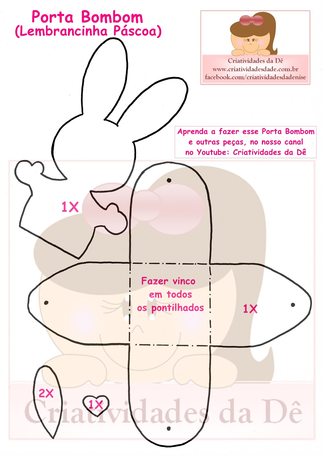 molde porta bombom páscoa papel