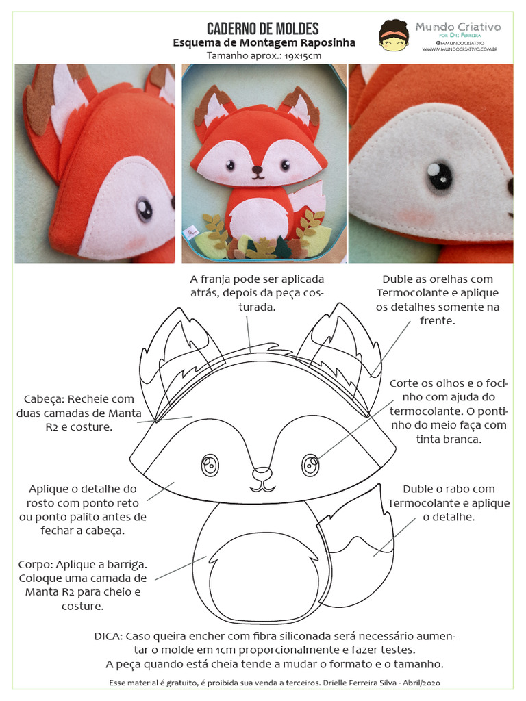 Como Fazer Móbile de Berço com Bichinhos de Feltro Tema Bosque