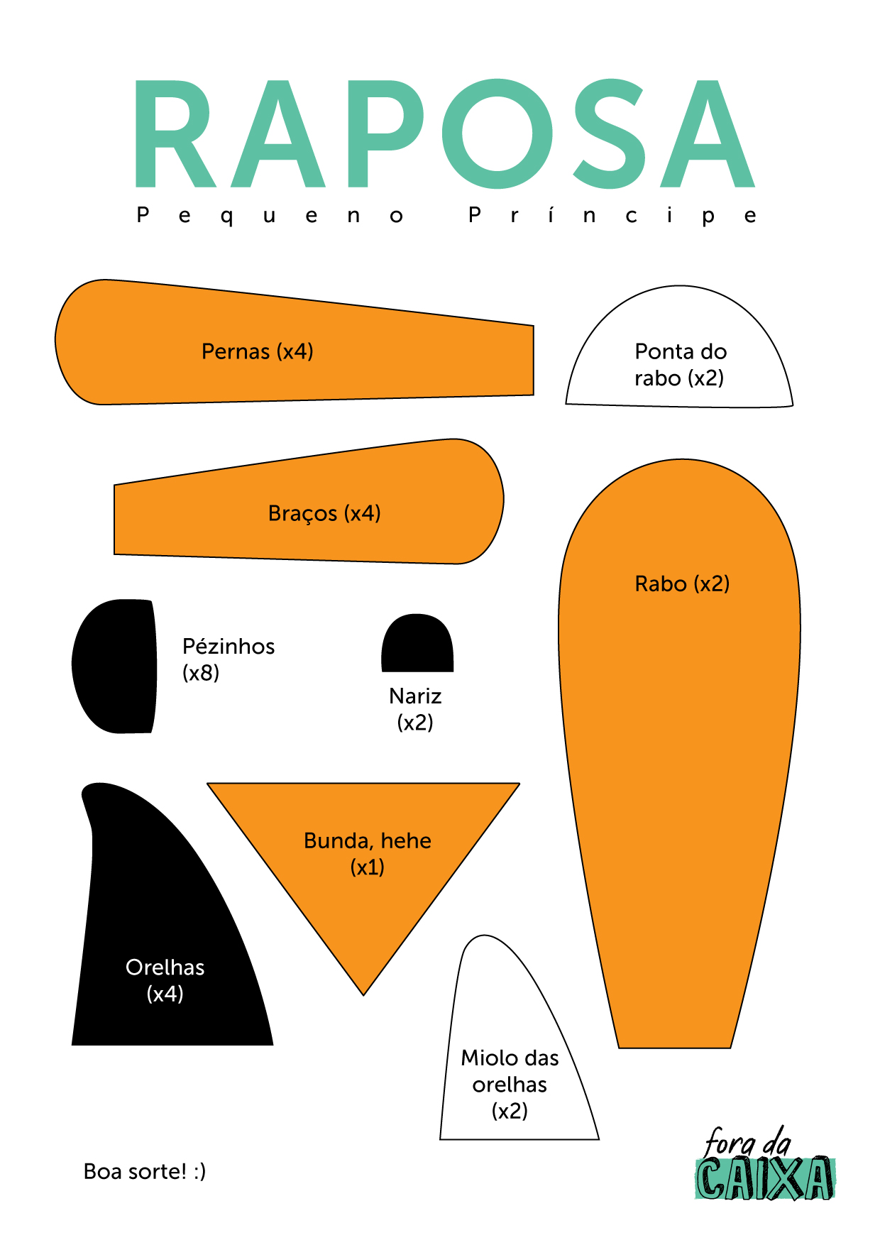 10 Ideias Criativas de Lembrancinhas com Raposa de Feltro
