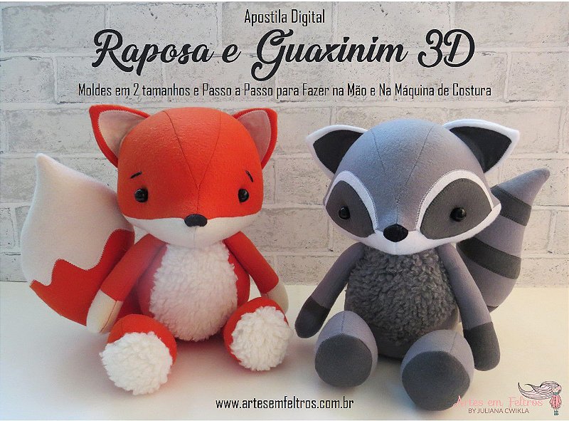 10 Ideias Criativas de Lembrancinhas com Raposa de Feltro