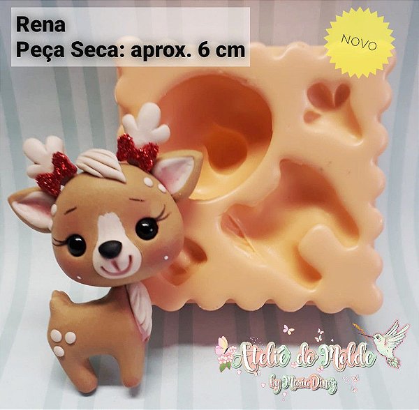 molde rena natal tamanho real