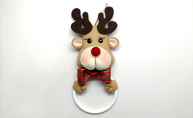 molde rena natal para papelão