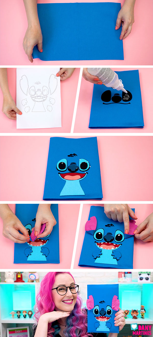 molde stitch eva para imprimir grátis