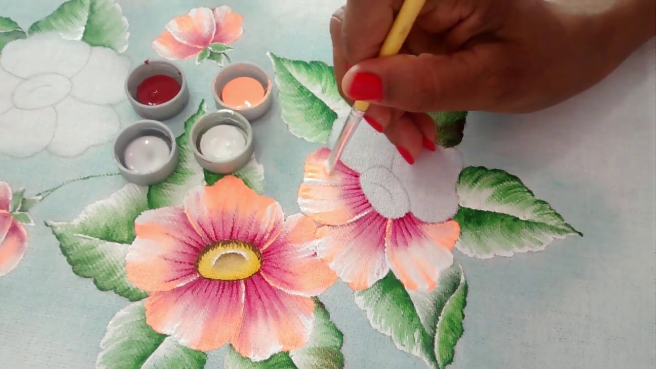 ideias de moldes coloridos para pintura em tecido