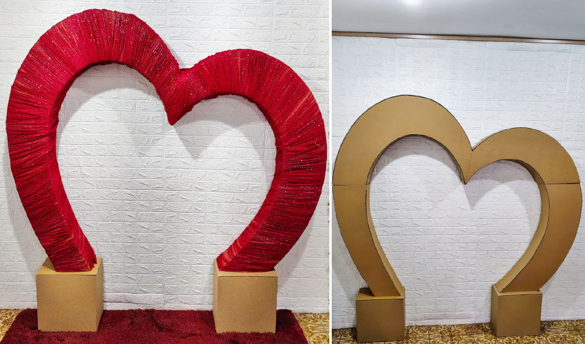 moldes de coração para artesanato