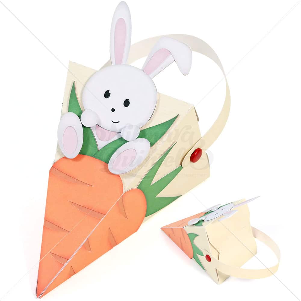 quanto custa comprar moldes de coelho com cenoura para lembrancinhas