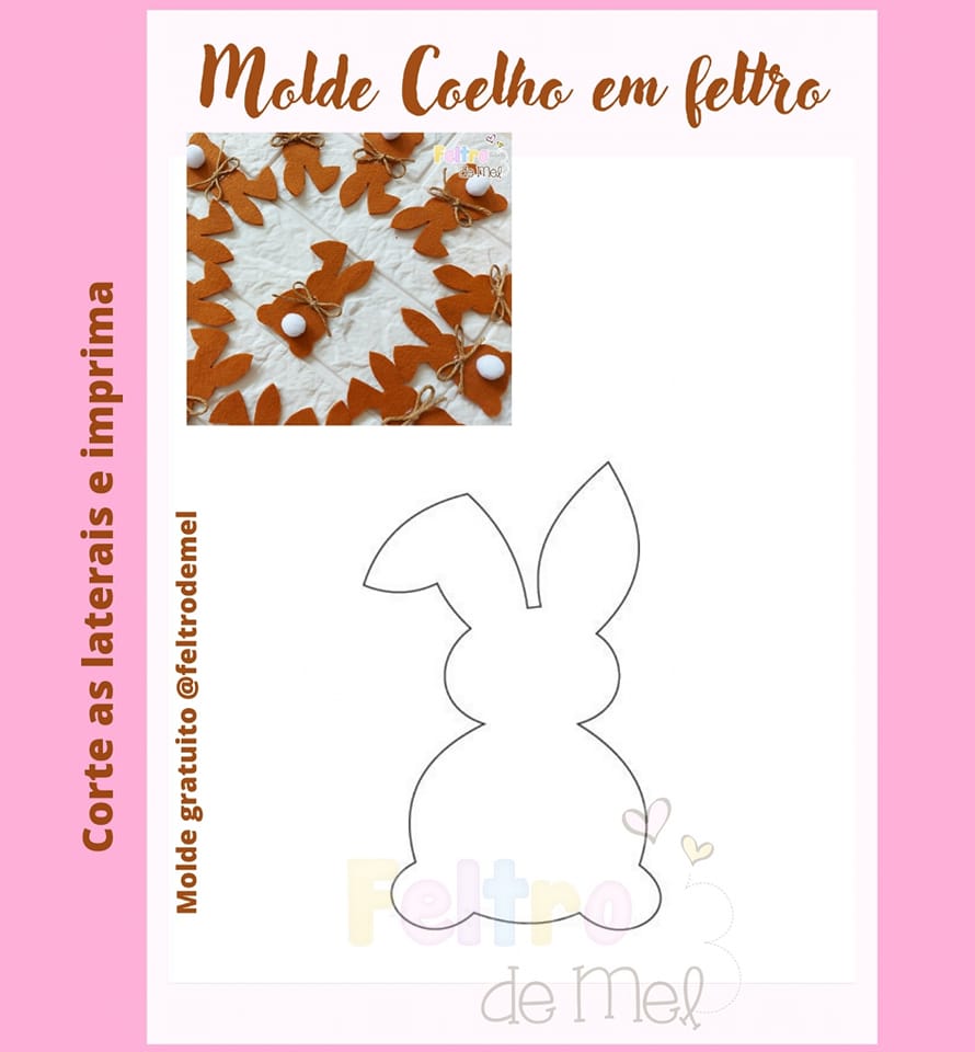 molde orelha de coelho para imprimir