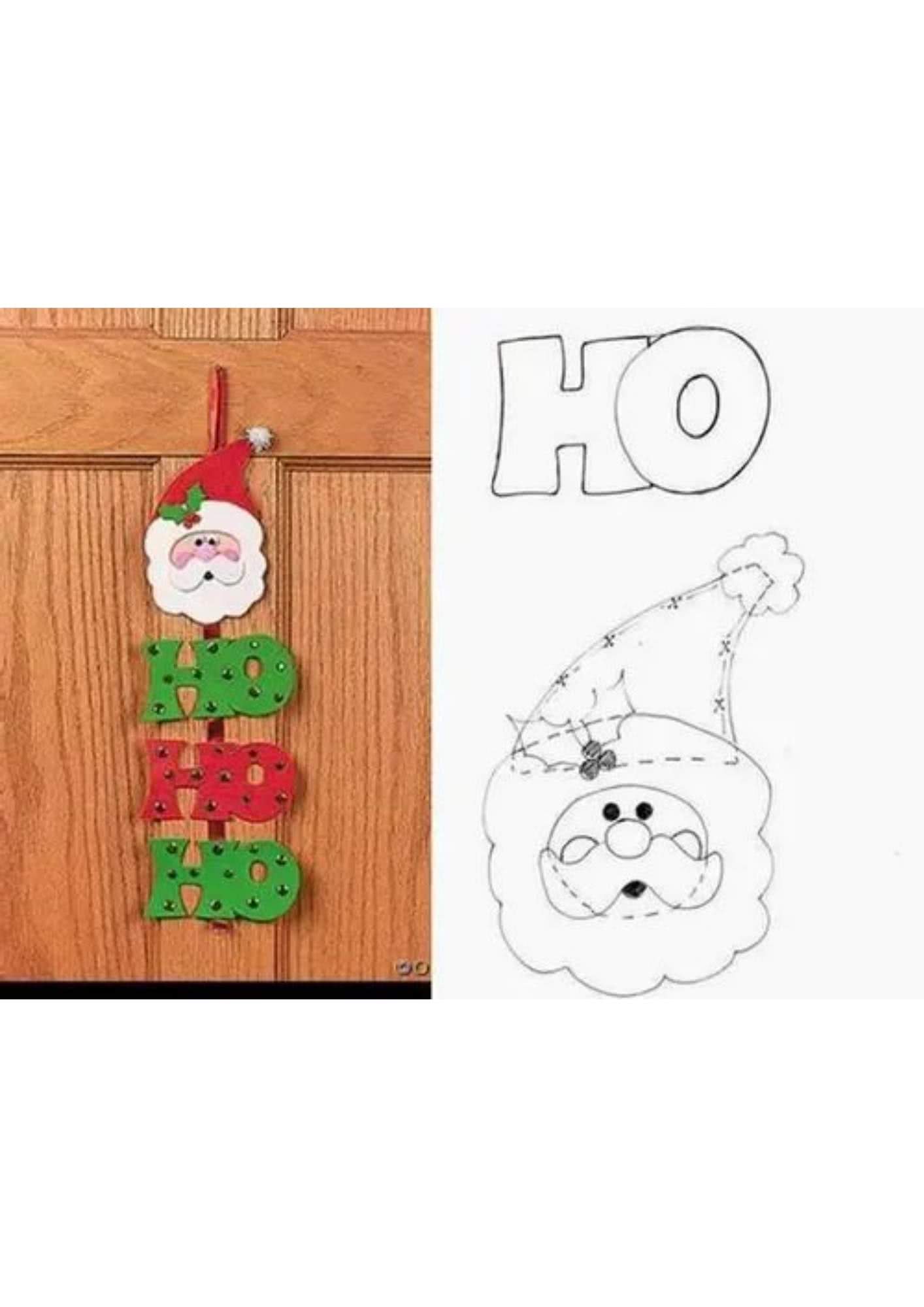 como fazer enfeites de natal em eva