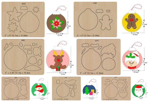 moldes de natal em eva para lembrancinhas