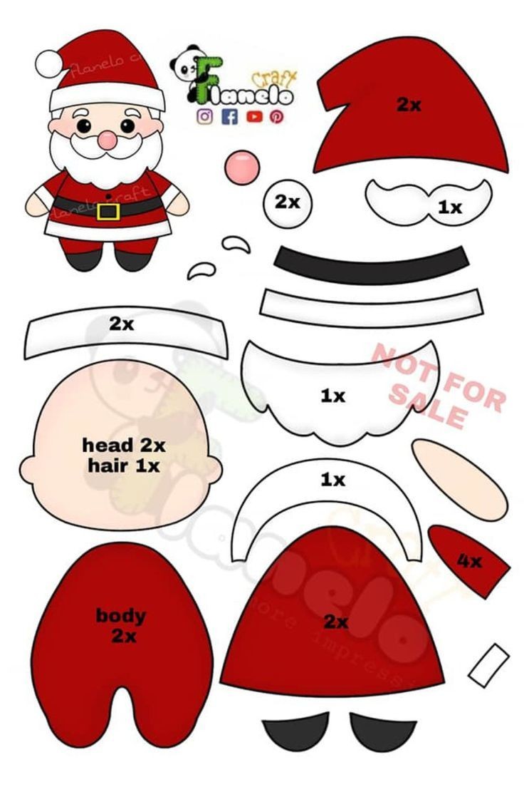 moldes de guirlandas de natal para imprimir