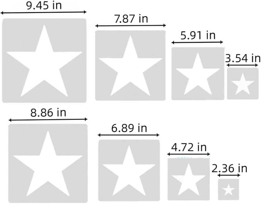 molde estrela para scrapbook