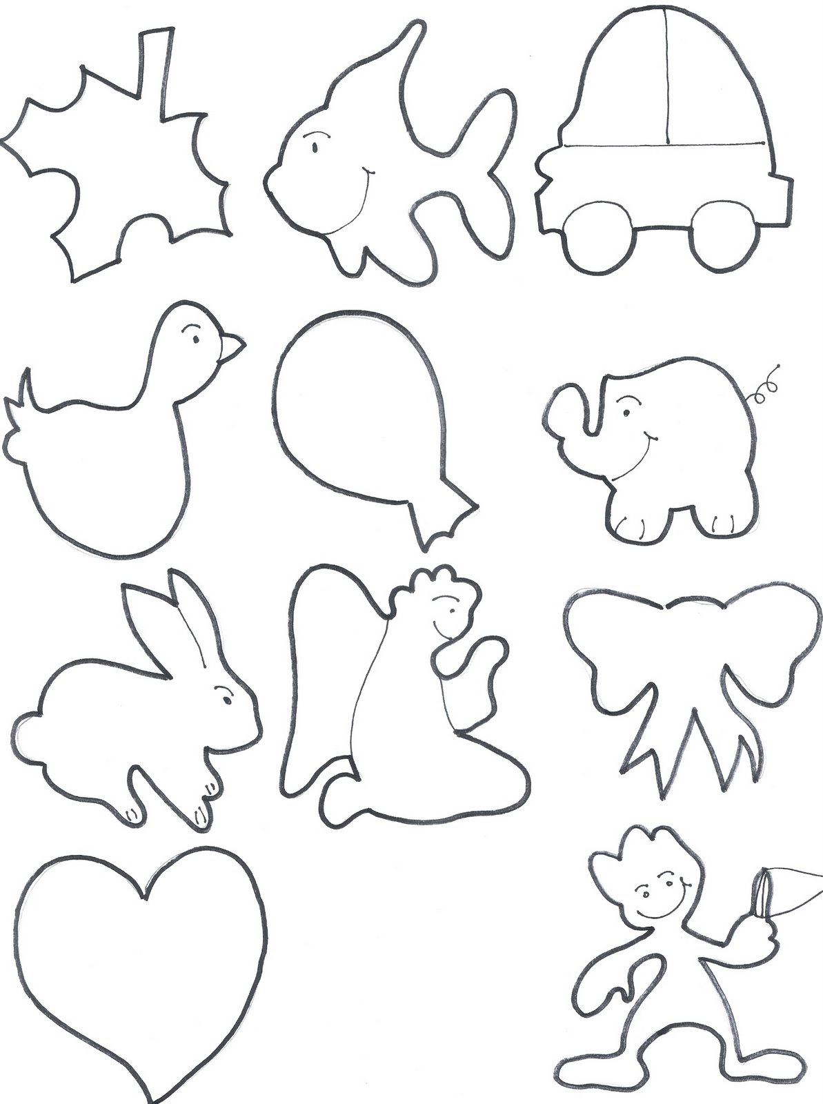 moldes de eva para safári