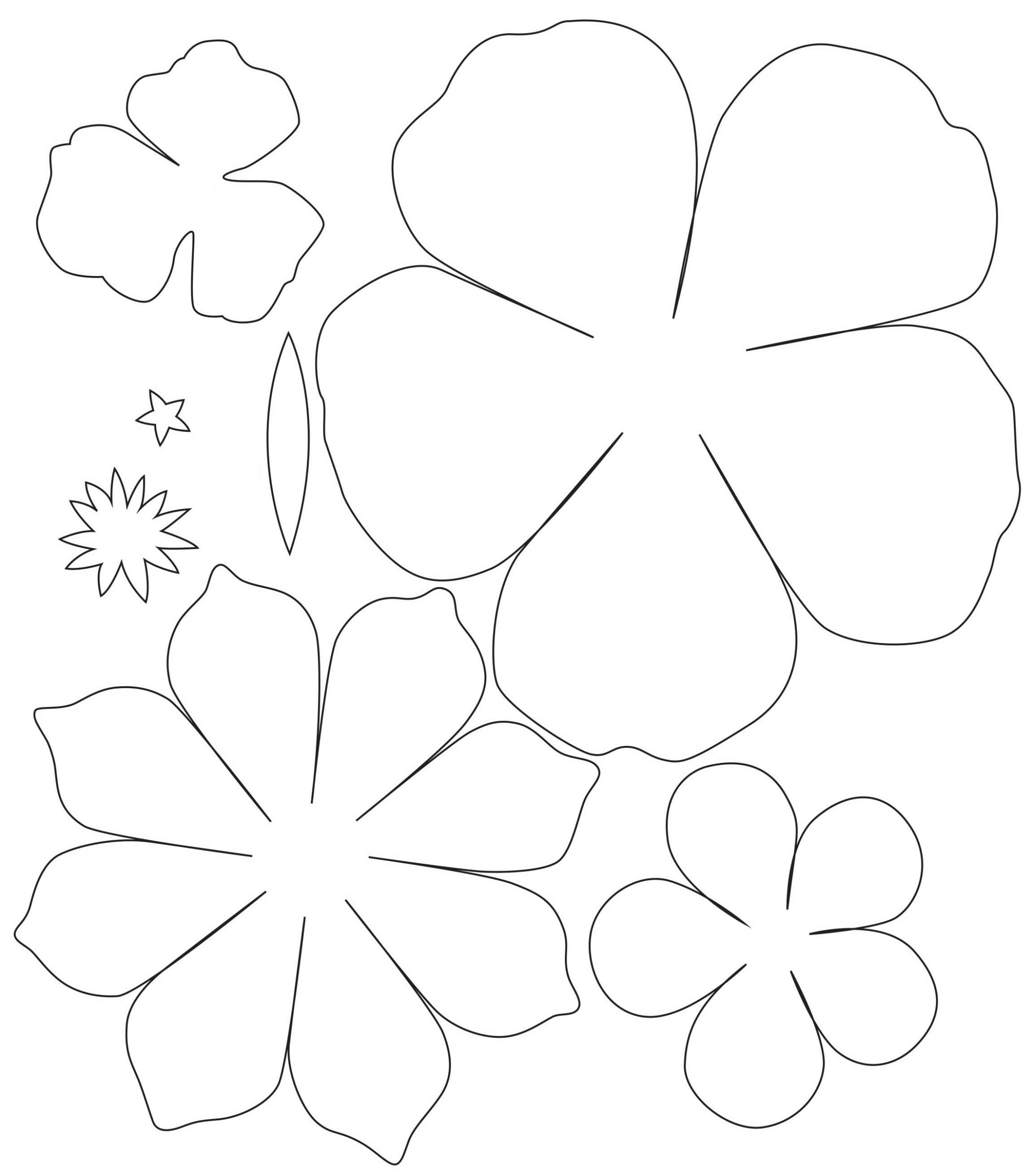 moldes de flor para decoração de festa
