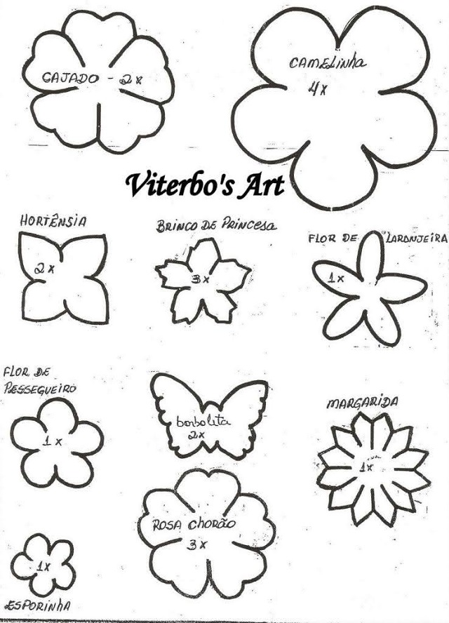 desenhos de flores para imprimir