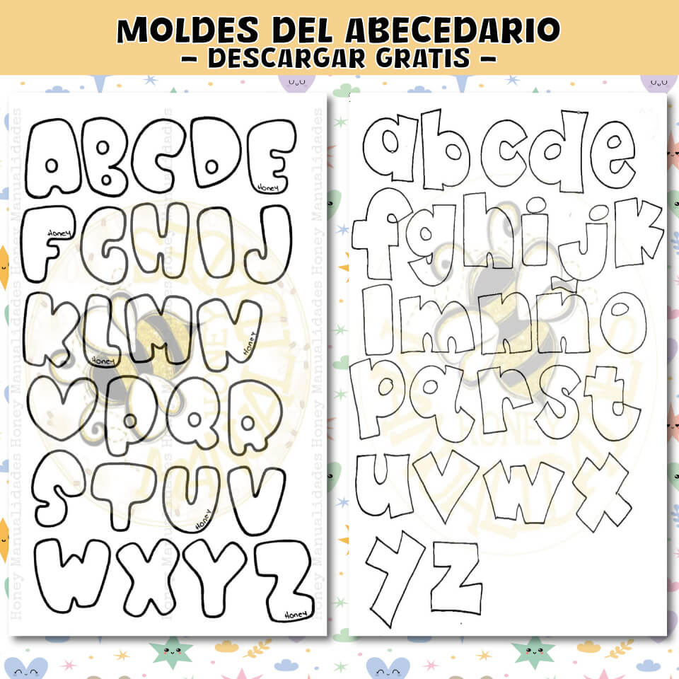letras vazadas para artesanato