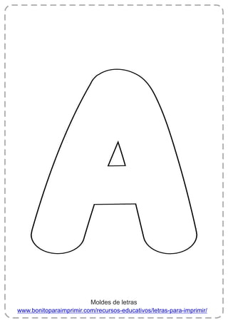 moldes de letras para biscuit